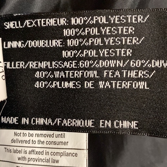 DKNY Donna Karan New York woman’s down winter puffer coat BLACK size S - Picture 8 of 8